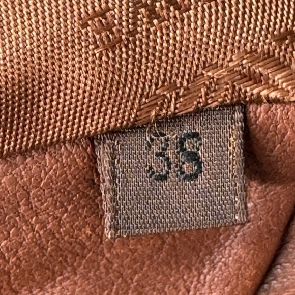 Loewe Vintage Cognac Brown Leather Blazer – Size 38 (US 6) - Picture 8 of 9